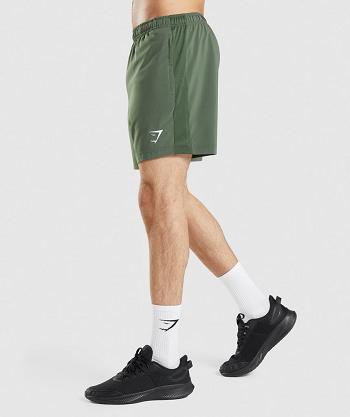 Pantalones Cortos Gymshark Deporte Hombre Verde | CO 3893FDN